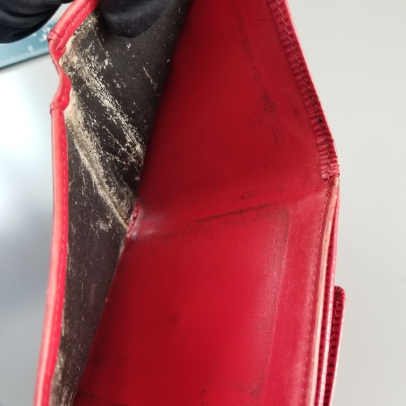 LOUIS VUITTON Red Epi Portefeuille tresor wallet - Picture 12 of 16